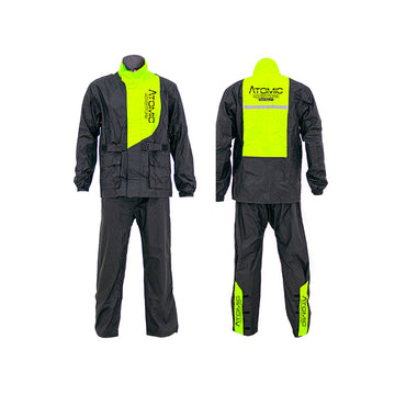 IMPERMEABLE ADVENTURE ATOMIC NEGRO+VERDE